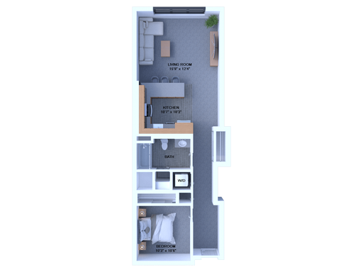 Blended Relaxation & Sophistication Creating the Ideal Place in this 1 BR Apartment Home! – photo 1