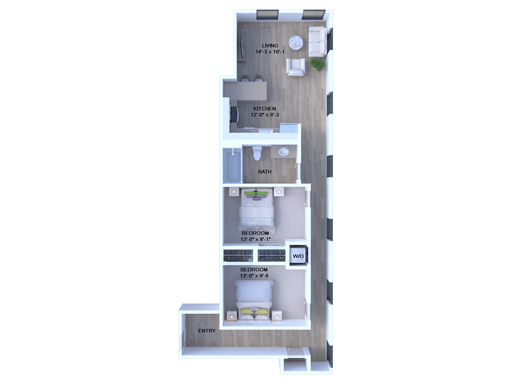 Beautiful City Views with Floor to Ceiling Windows! – photo 1