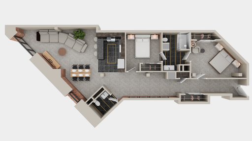 Luxury, City Living, and Convenience Merge in this Large 2 Bedroom/1.5 Bath Loft! – photo 1