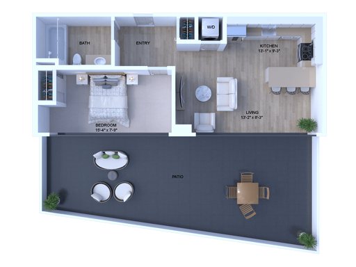 Large Terrace With Amazing River Views! – photo 1