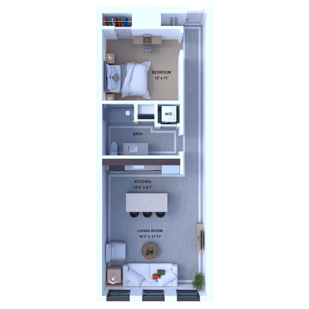 Detroit Apartment: 1249 Griswold Street