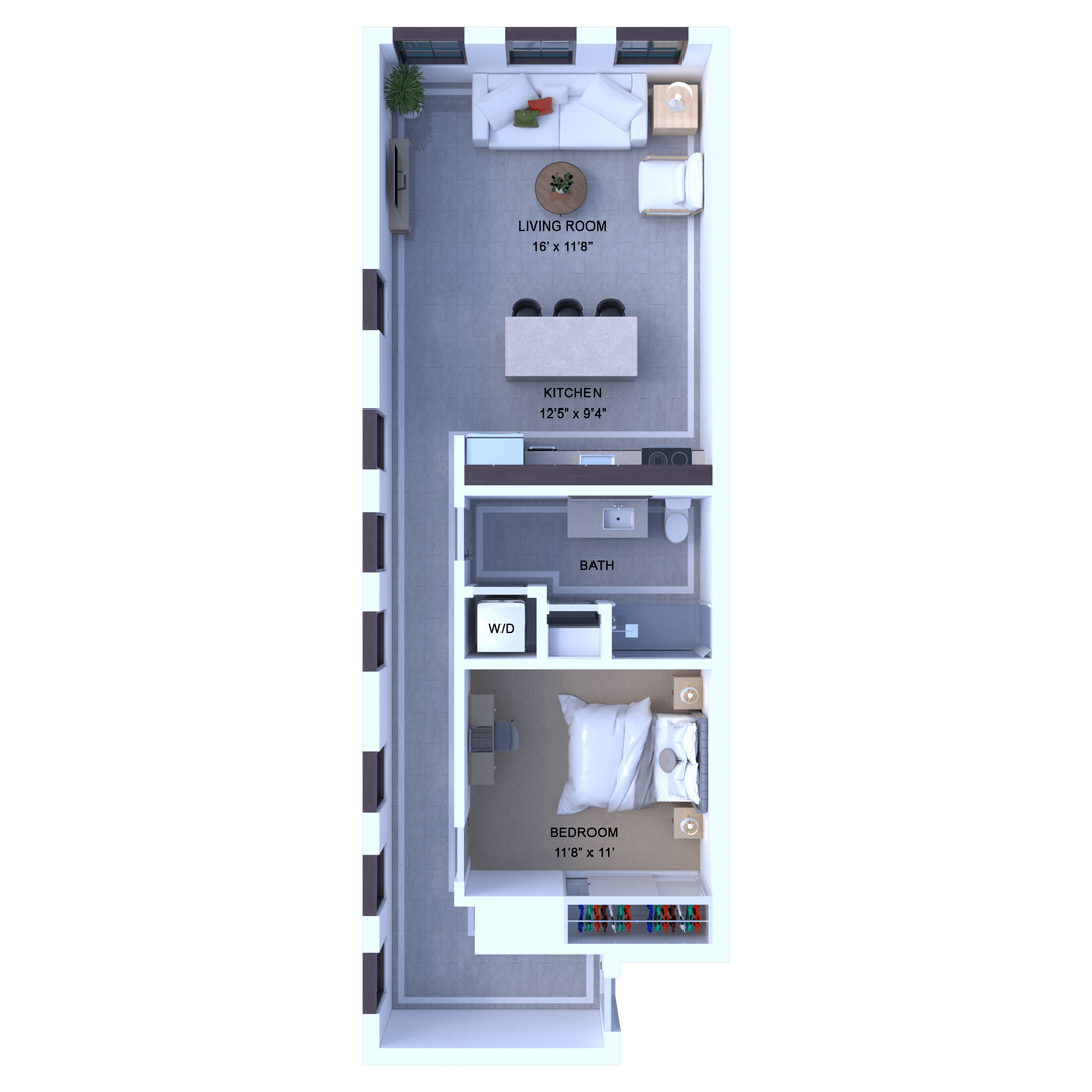 Detroit Apartment: 1249 Griswold Street