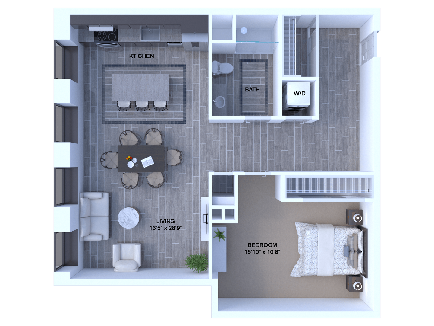 Detroit Apartment: 1212 Griswold St.