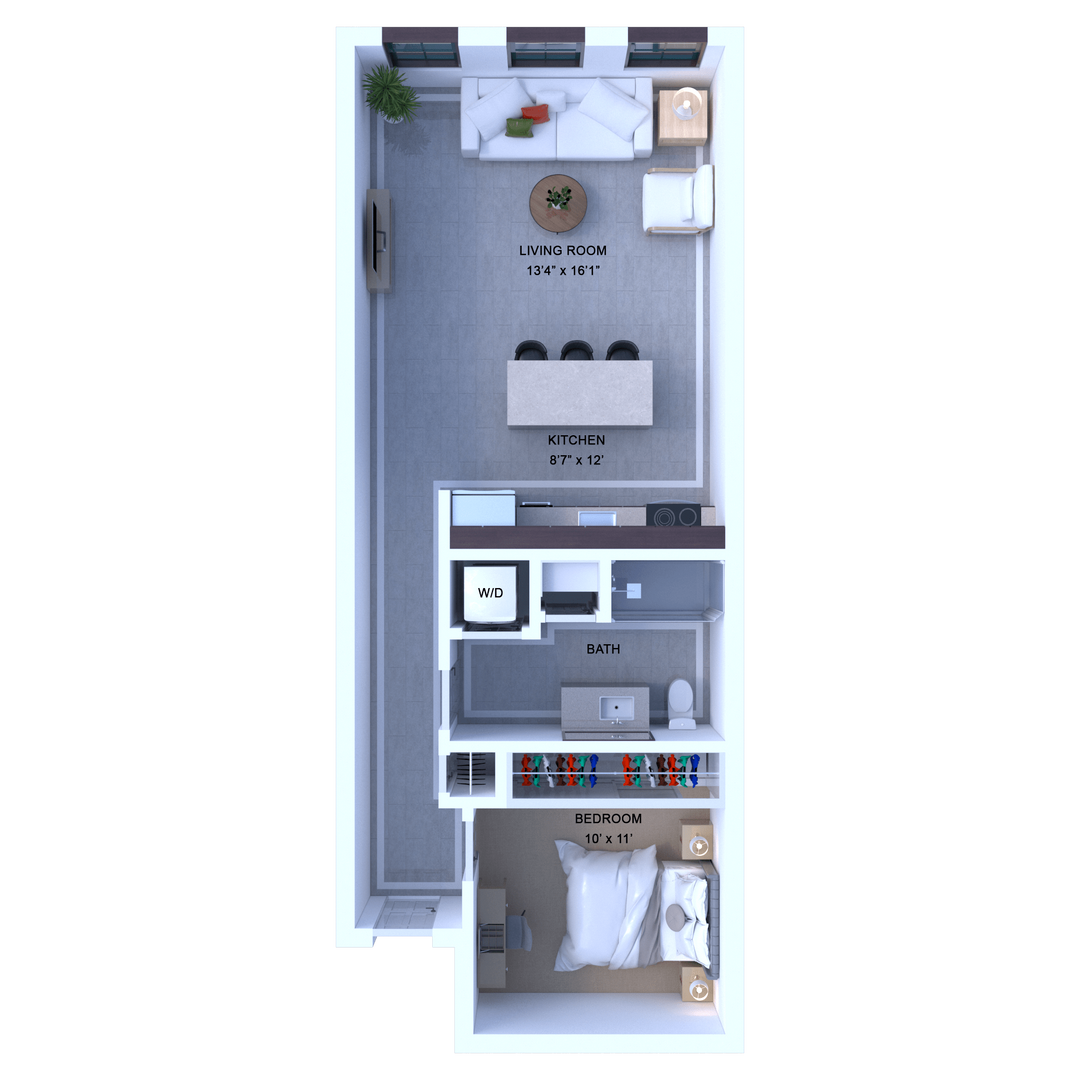 Detroit Apartment: 1249 Griswold Street