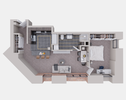Luxury 1 bedroom unit – photo 1