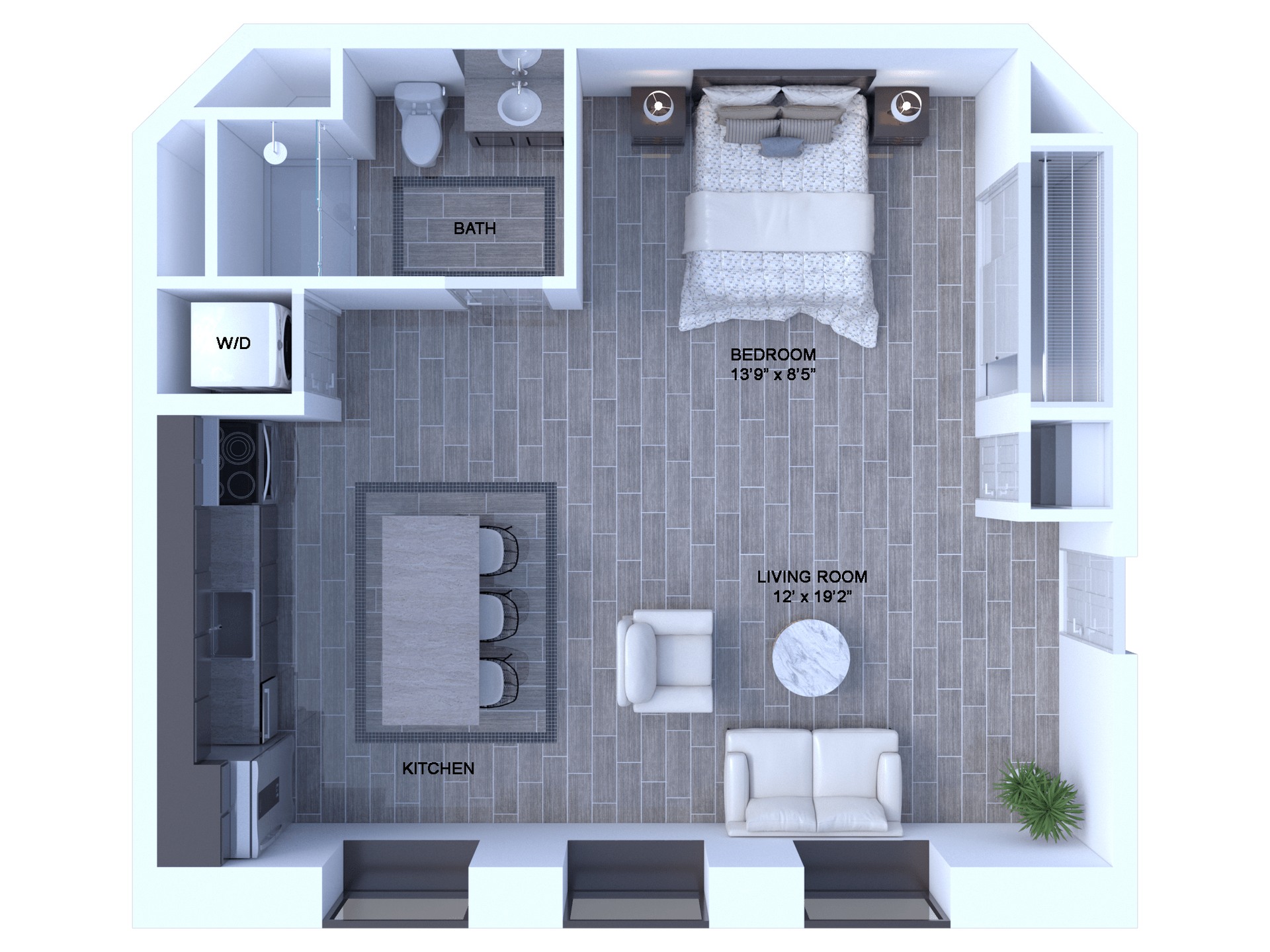 Detroit Apartment: 1212 Griswold St.