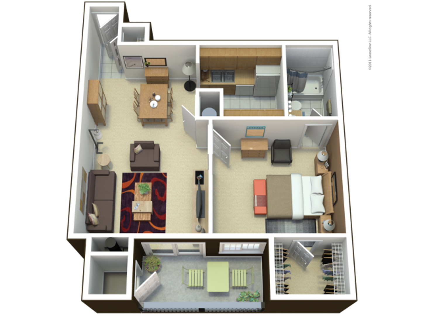 Manhattan Apartment: 2100 Westchester Dr