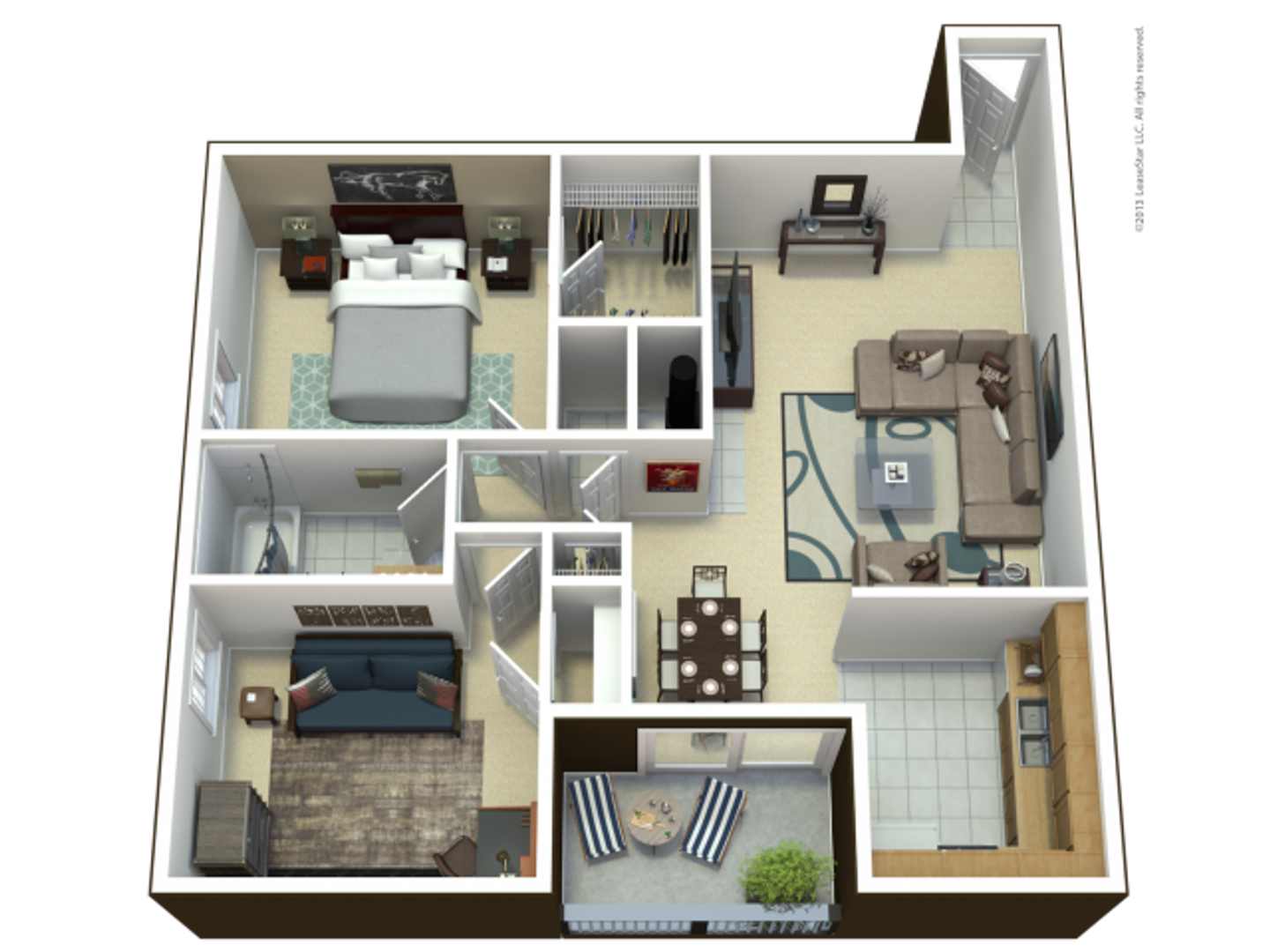 Manhattan Apartment: 2100 Westchester Dr