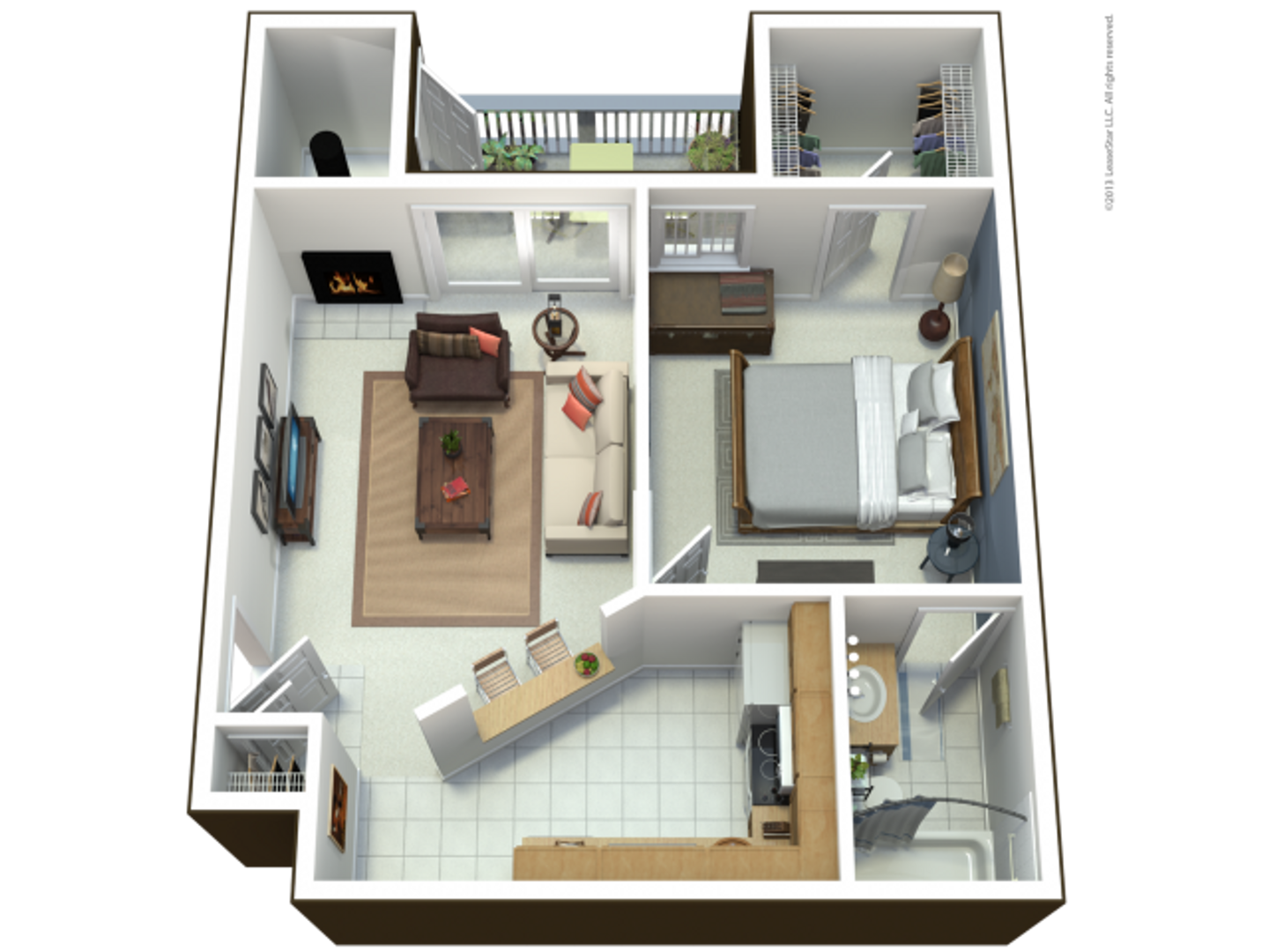 Manhattan Apartment: 2100 Westchester Dr