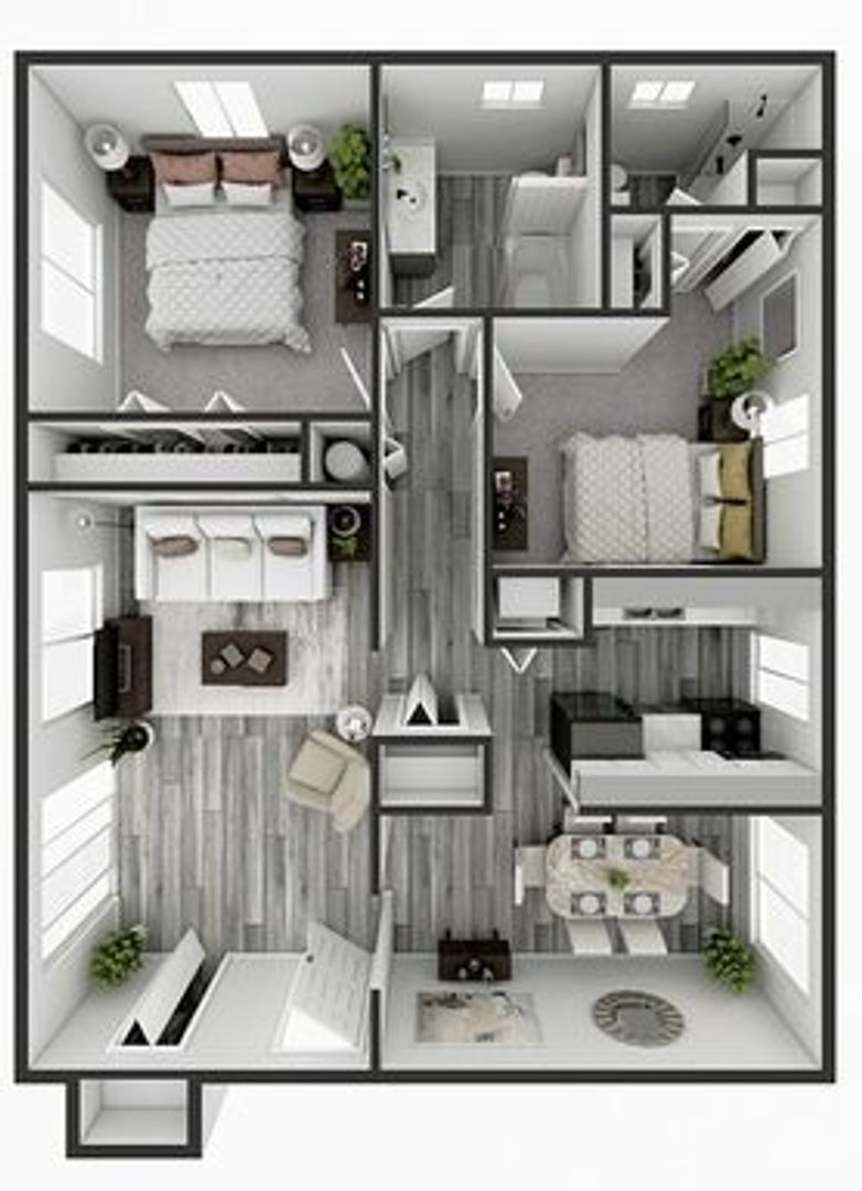 Fort Wayne Apartment: 5439 N. Clinton St.