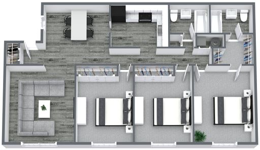 3 Bedroom 2 Bath Apartment Upgraded Unit – photo 1