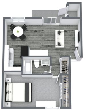 1 Bedroom 1 Bath Apartment – photo 1