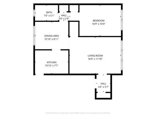 1 Bedroom 1 Bath Apartment with dining – photo 1