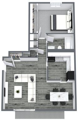 1 Bedroom 1 Bath Apartment – photo 1