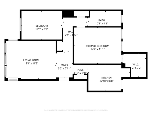 2 Bedroom 1 Bath Apartment – photo 1