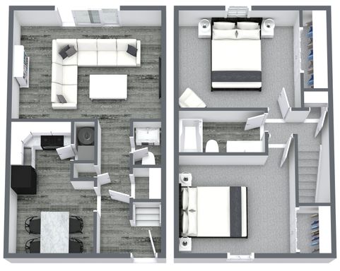 2 Bedroom 1.5 Bath Townhouse – photo 1