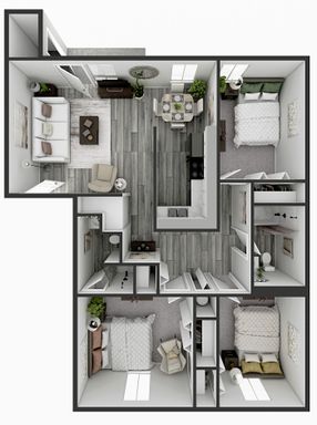 Upgraded 3 Bedroom with Washer + Dryer Available at Coral Club! – photo 1