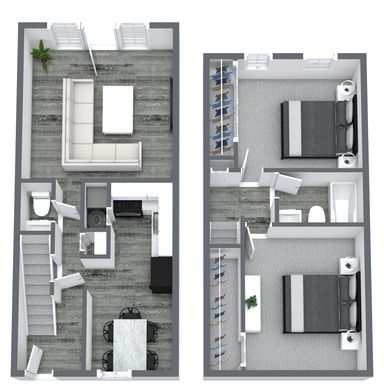2 Bedroom 1.5 Bath Townhouse – photo 1