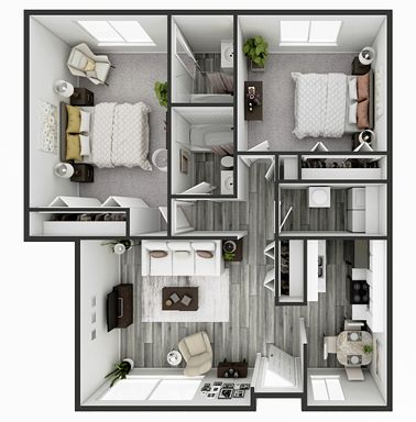 Spacious 2 Bedroom Available at Candlelite Apartments! – photo 1
