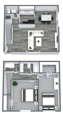 2 Bedroom 1 Bath Townhouse – photo 1