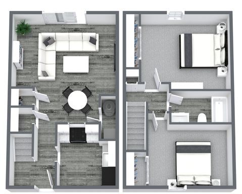 2 Bedroom 1 Bath Townhouse – photo 1