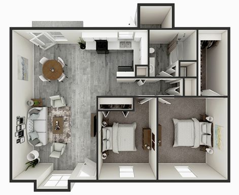 2 Bedroom Available at Deer Creek Crossing!