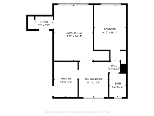 1 Bedroom 1 Bath Apartment with dining – photo 1