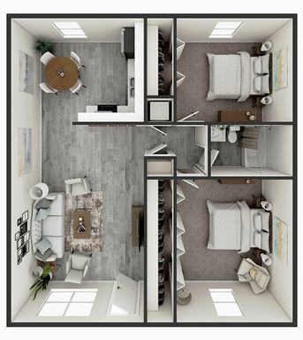 2 Bedroom With Washer/Dryers Available at Crossings at Sixty Six! – photo 1