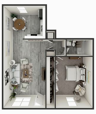 1 Bedroom Available at Crossings at Sixty Six FULLY RENOVATED UNIT WITH WASHER DRYER IN UNIT! – photo 1