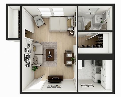 Studio Apartment – photo 1