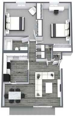 Classic 2 Bedroom 1 Bath Apartment – photo 1