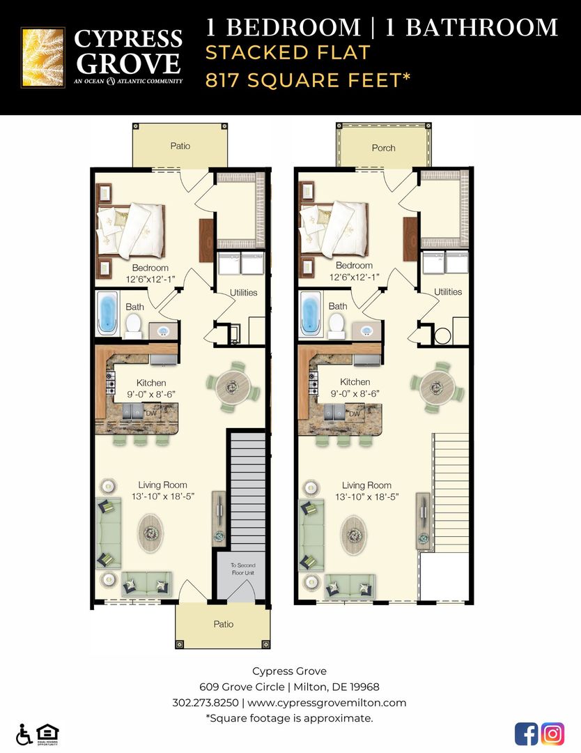 Milton Apartment: 609 Grove Circle