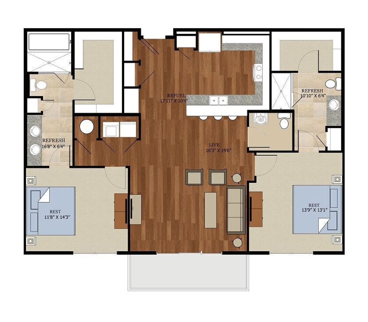 Dallas Apartment: 2828 Woodside St