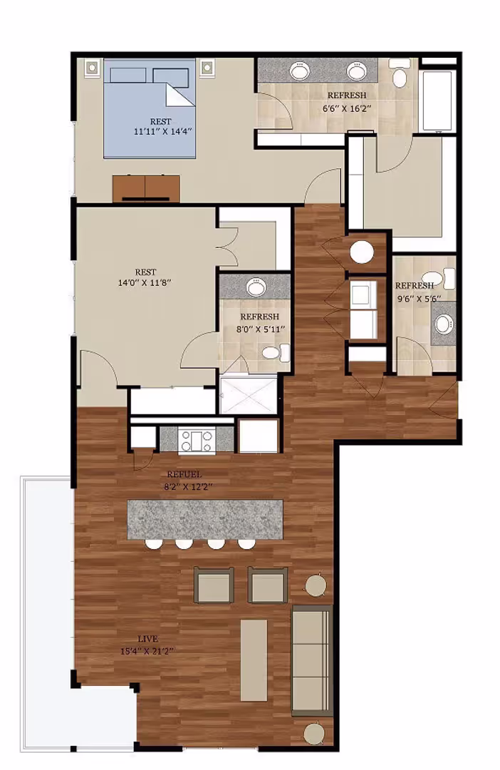 Dallas Apartment: 2828 Woodside St