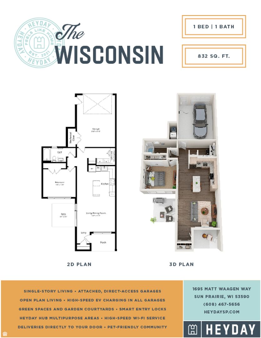 Sun Prairie Apartment: 1695 Matt Waagen Way