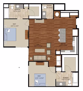 2828 Woodside St Unit 5105 – photo 1