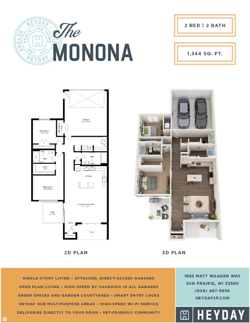 Sun Prairie Apartment: 1695 Matt Waagen Way