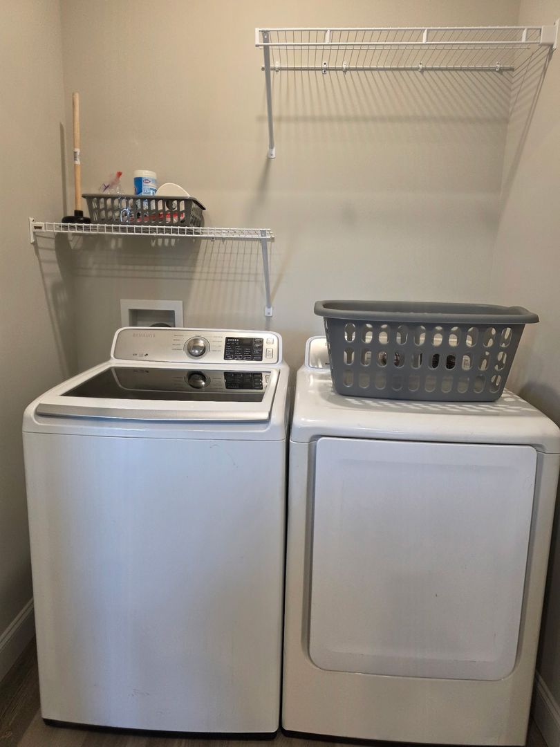Laundry room at 2244 Hickory St.