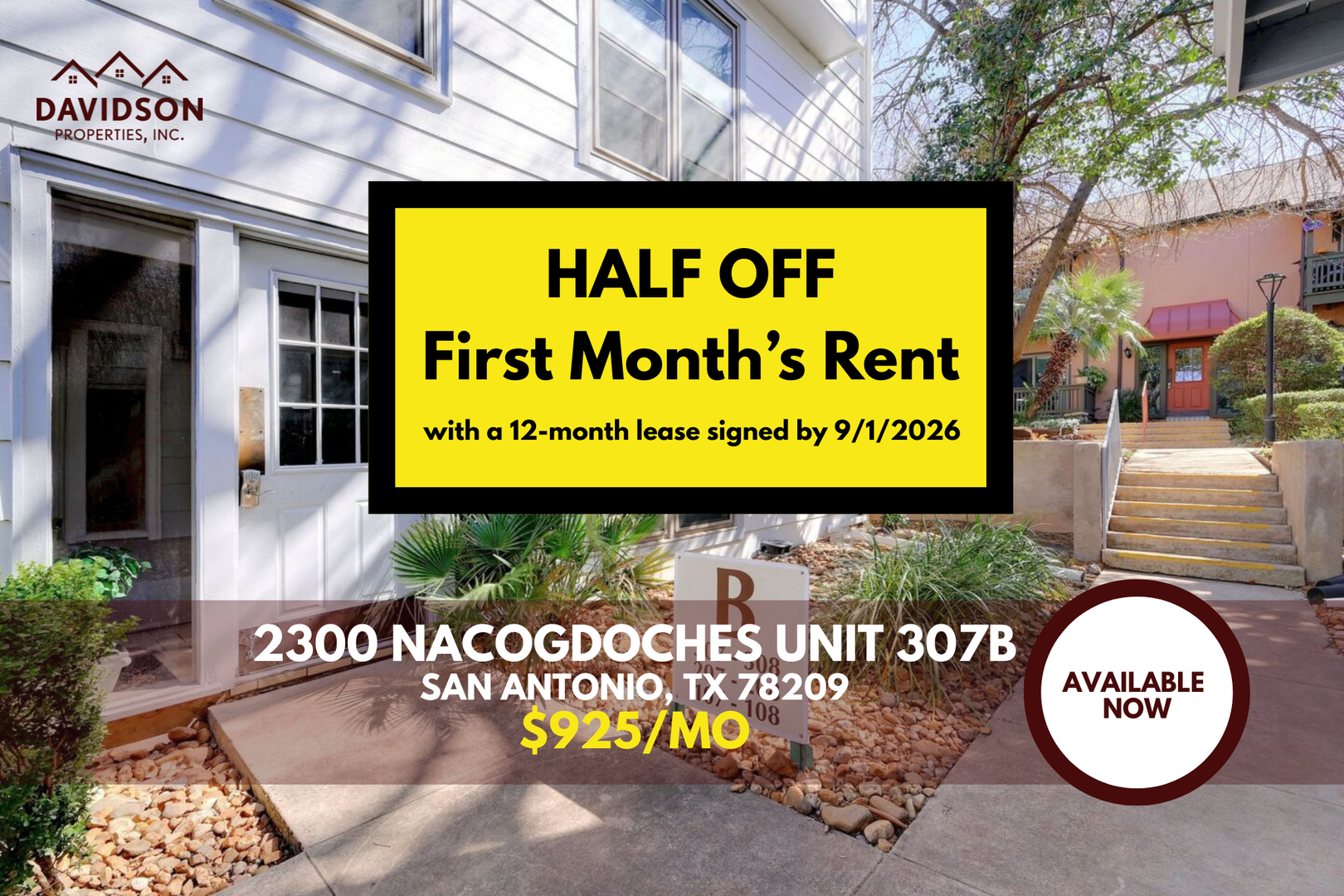 San Antonio Condo: 2300 Nacogdoches Rd #307B