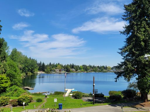 Angle Lake RV Park- Living on the Lake! Near Seatac Washington and Light Rail