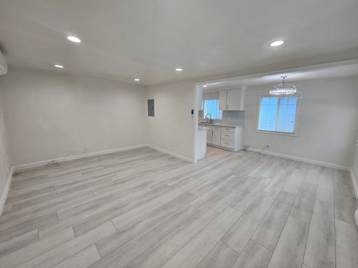 3 bed 1 bath with appliances and washer&dryer in unit.