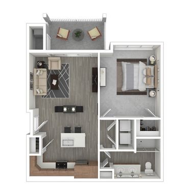 One Bedroom Luxury Apartment (Walk Up Building)