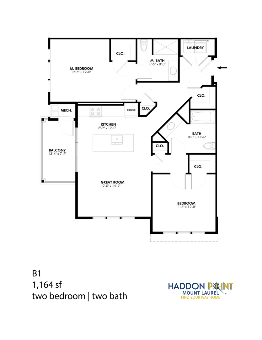 Mount Laurel Apartment: 1 Haddon Boulevard