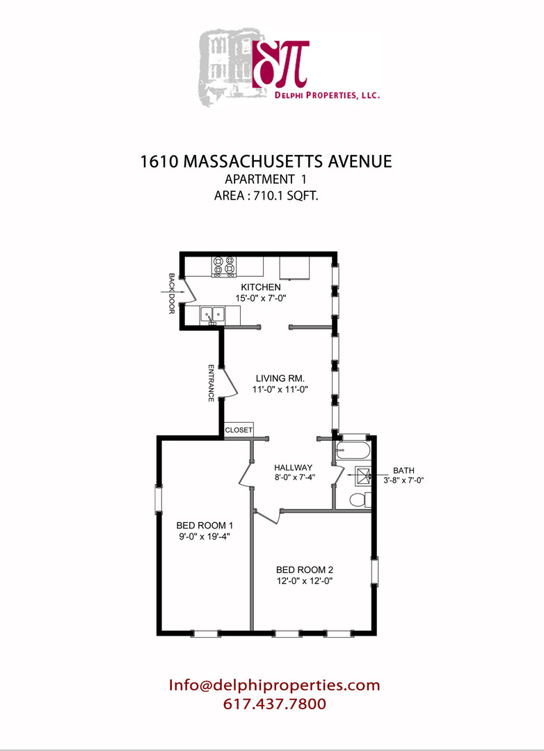 Cambridge Apartment: 1610 Massachusetts Avenue