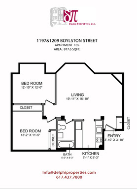 2 bedroom available in Fenway 9/1 – photo 1