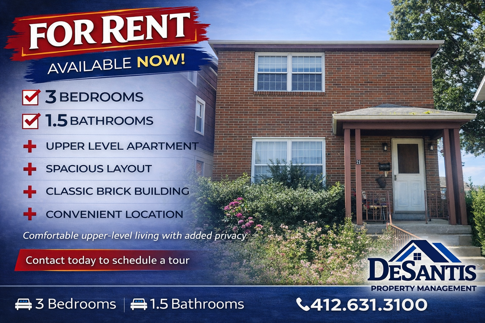 West View Apartment: 21 Chalftone Avenue