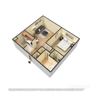 One Bedroom, One Bath – photo 1