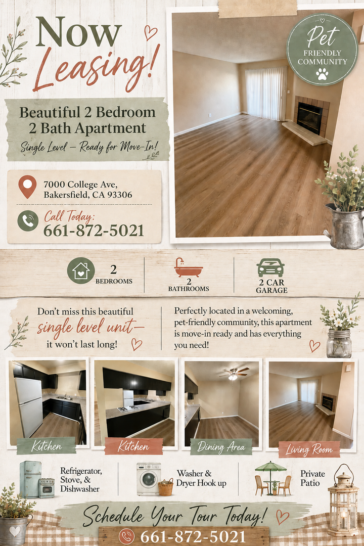 Bakersfield Apartment: 7000 College Avenue