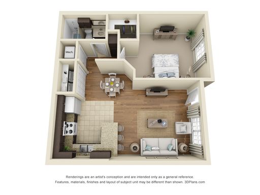 One Bedroom, One Bath – photo 1