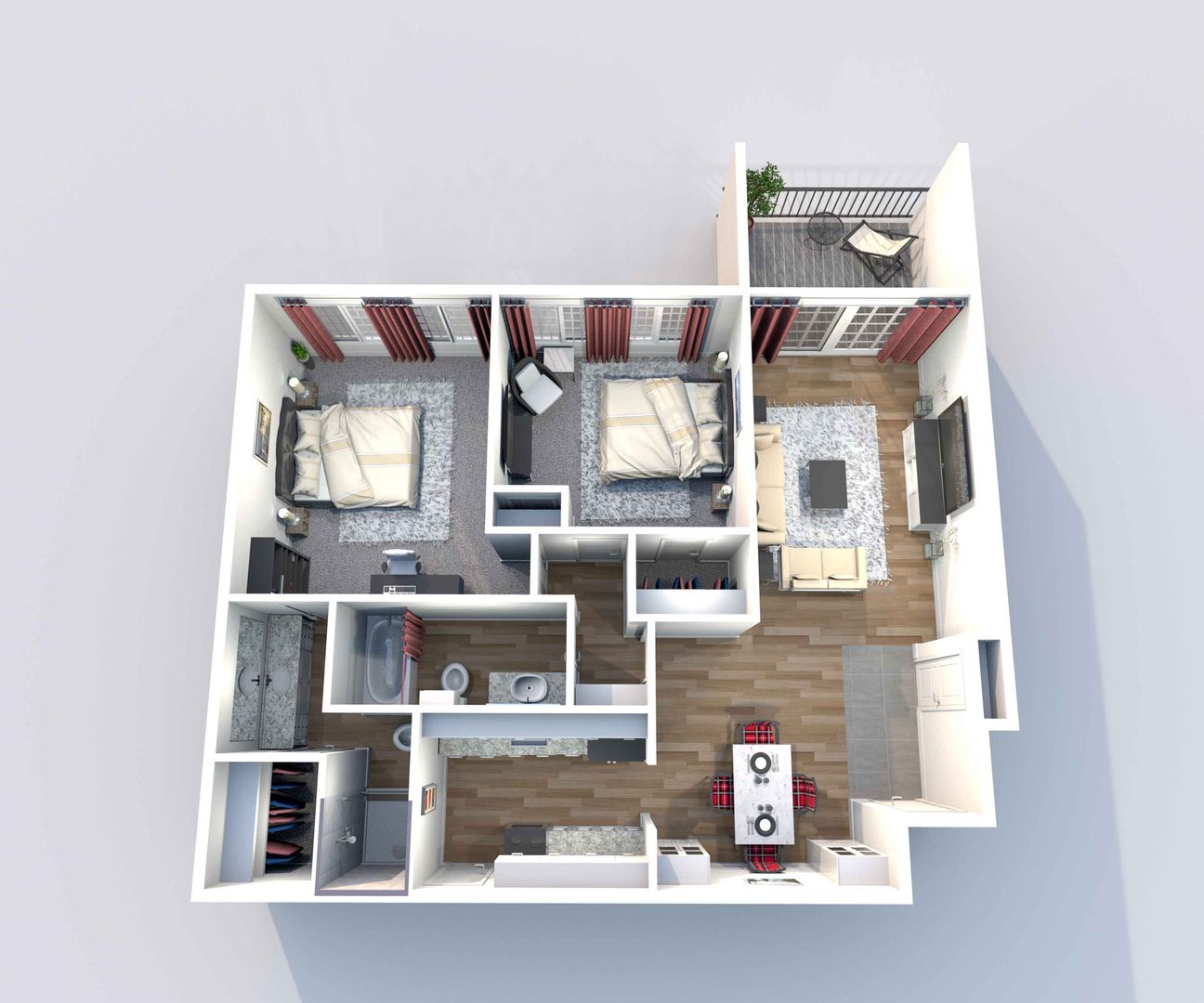 Houston Apartment: 2670 Marilee Lane - B-28